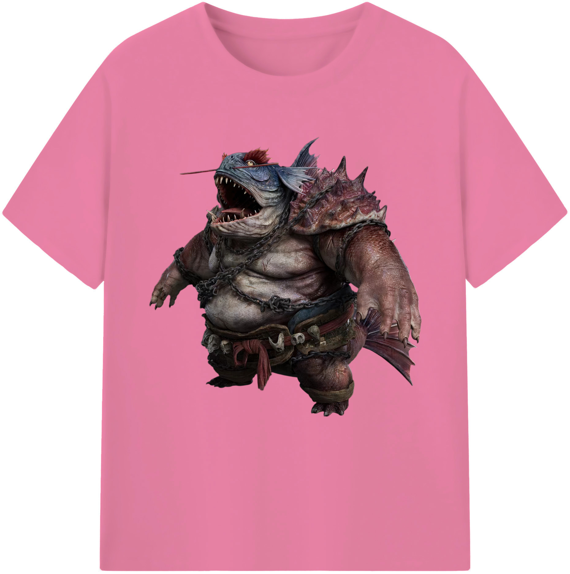 （画像用） Ne Zha 2 ナタ 魔童の大暴れ 綿100％半袖Tシャツ（フロントプリント）